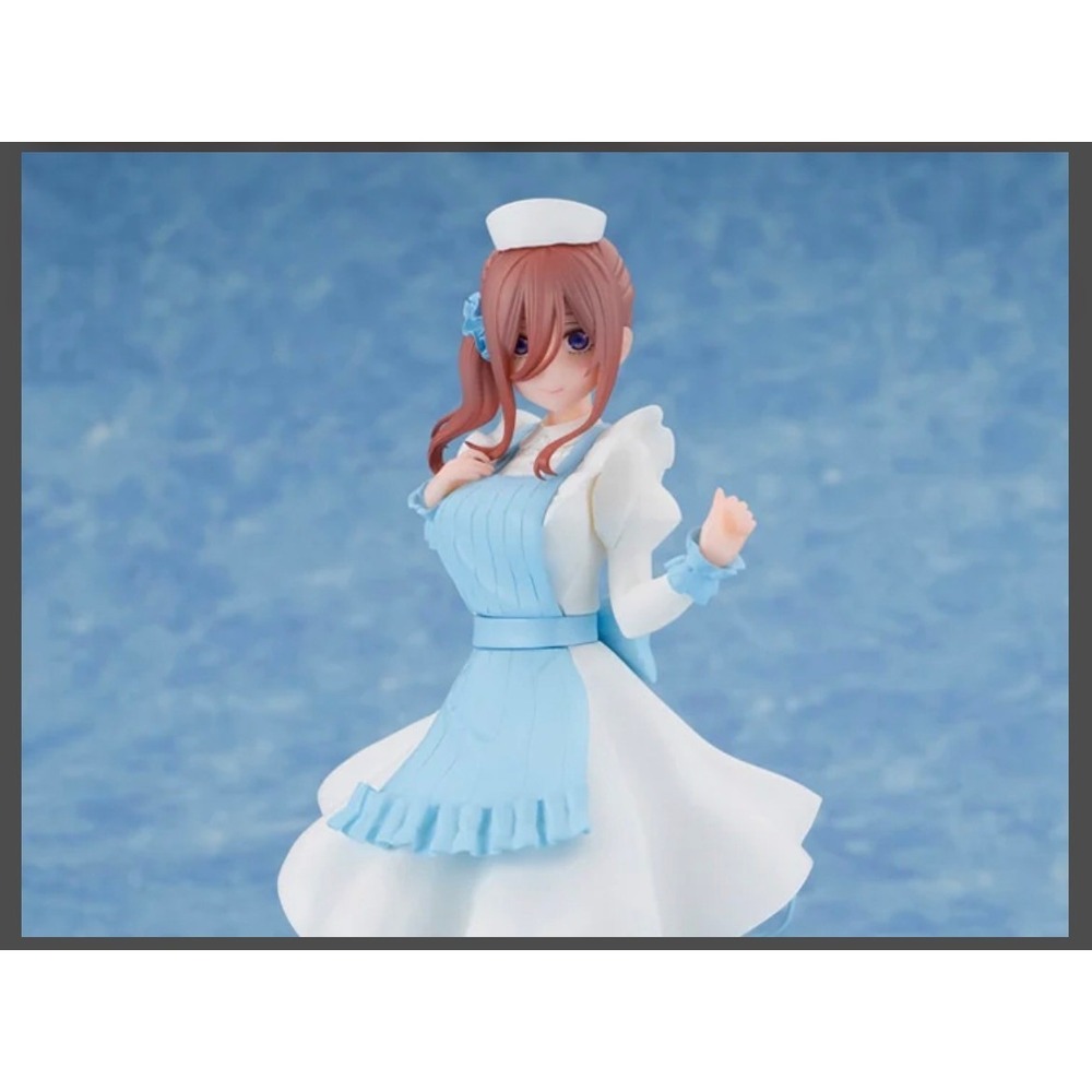 Taito Miku Nakano Figure Quintessential Quintuplets Nurse Blue White Excellent